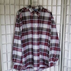 Roper plaid long sleeve button down mens shirt size  2XL